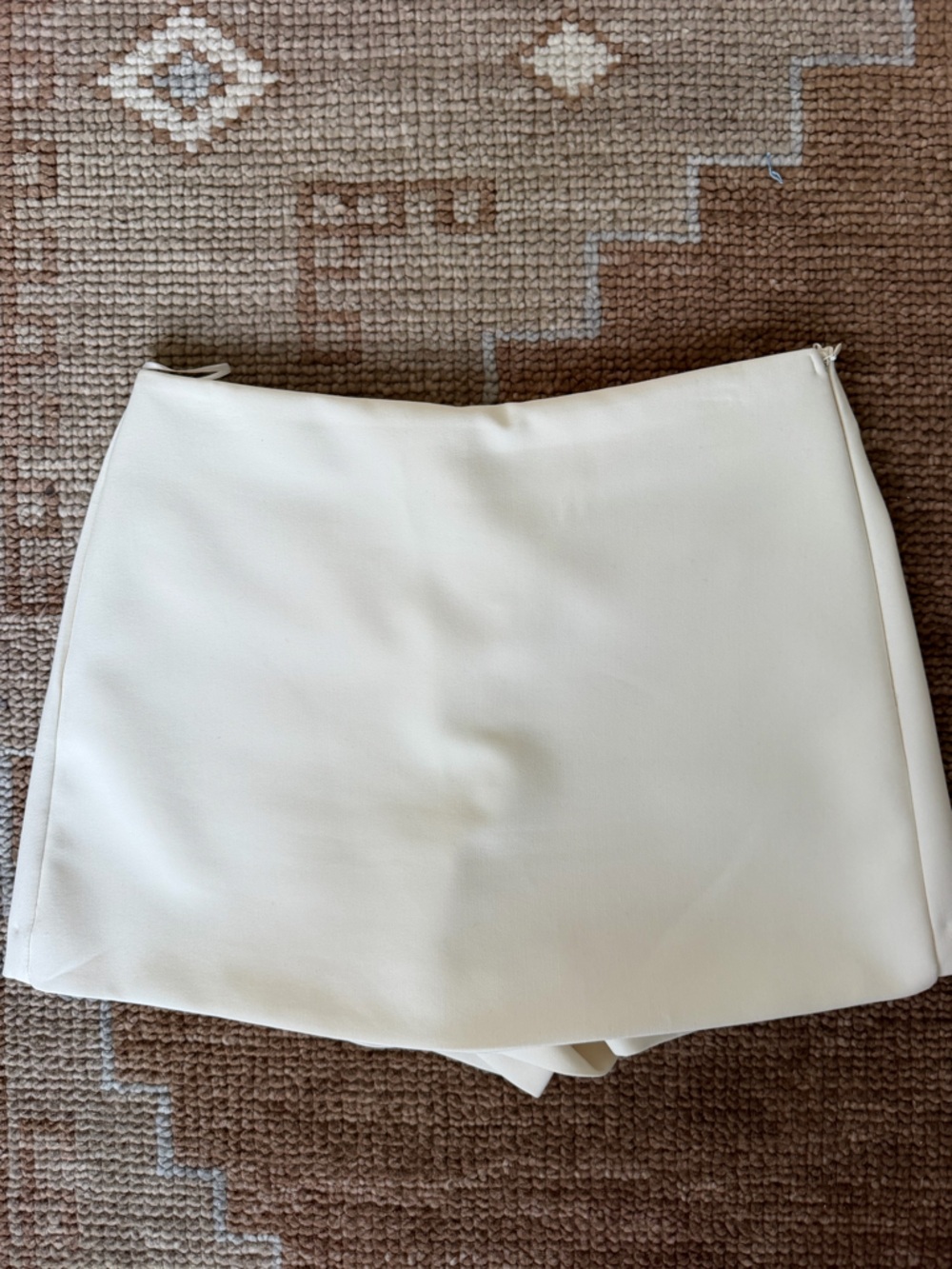 Zara Cream Mini Skort